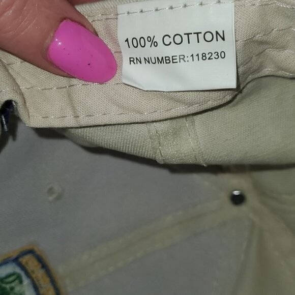 B.A.S.S. Embellished Fish Adjustable Stretchback Baseball Cap - Picture 7 of 7